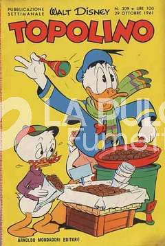 TOPOLINO LIBRETTO #   309 + BOLLINO- NO FIGURINE