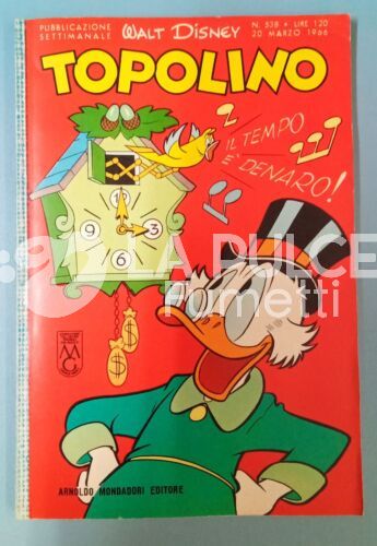 TOPOLINO LIBRETTO #   538 + BOLLINI