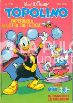 TOPOLINO LIBRETTO #  1736 - NO  8 ADESIVI IN REGALO