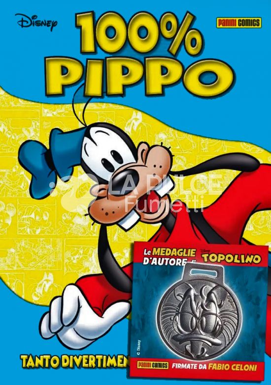 PAPERSTYLE 100% DISNEY # 37 - 100% PIPPO + MEDAGLIE D'AUTORE - FABIO CELONI 5 (DI 8) + MEDAGLIA DI ROCKERDUCK
