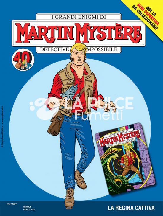 MARTIN MYSTERE ORIGINALE # 398: LA REGINA CATTIVA - NO MINI COPERTINE COVER A (MARTIN MYSTERE 1: GLI UOMINI IN NERO)