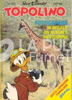 TOPOLINO LIBRETTO #  1431 + FIGURINE  MANCA STICKER CALIPPO