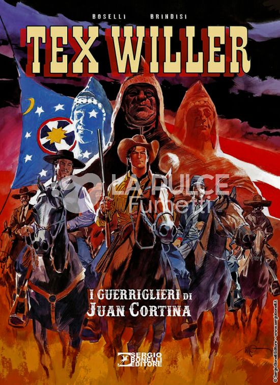TEX WILLER #     8: I GUERRIGLIERI DI JUAN CORTINA - CARTONATO