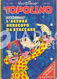TOPOLINO LIBRETTO #  1363 NO FIGURINE + STICKERS TV RETE 4