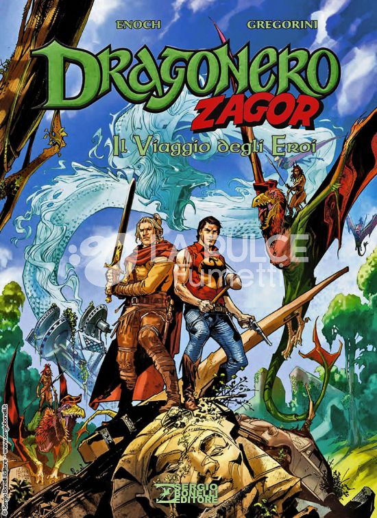 DRAGONERO E ZAGOR # 2: IL VIAGGIO DEGLI EROI - CARTONATO