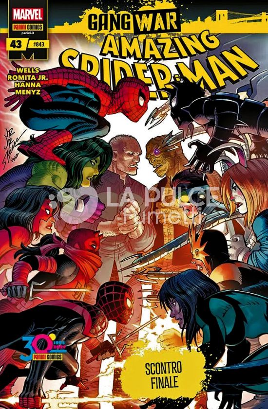 UOMO RAGNO # 843 - AMAZING SPIDER-MAN 43 - GANG WAR 4 (DI 4) + PACCHETTO MARVEL BATTLES