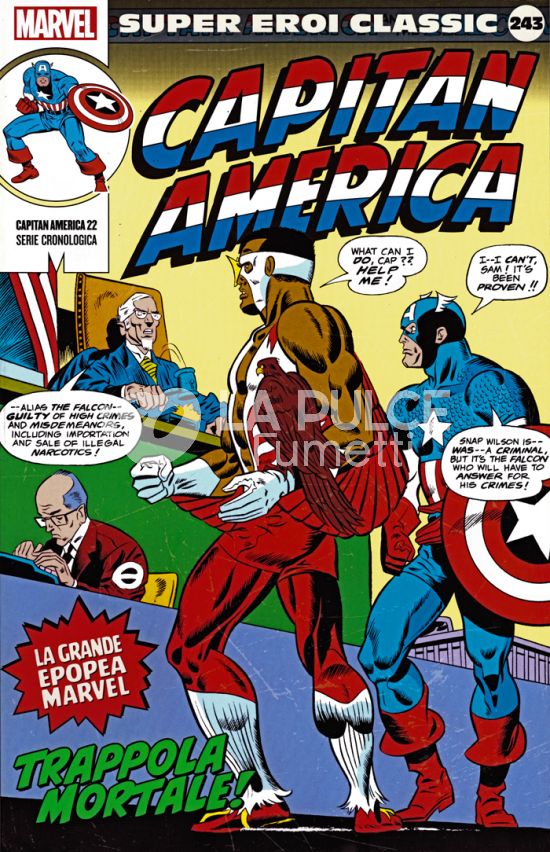 MARVEL - SUPER EROI CLASSIC # 243 - CAPITAN AMERICA 22: TRAPPOLA MORTALE!