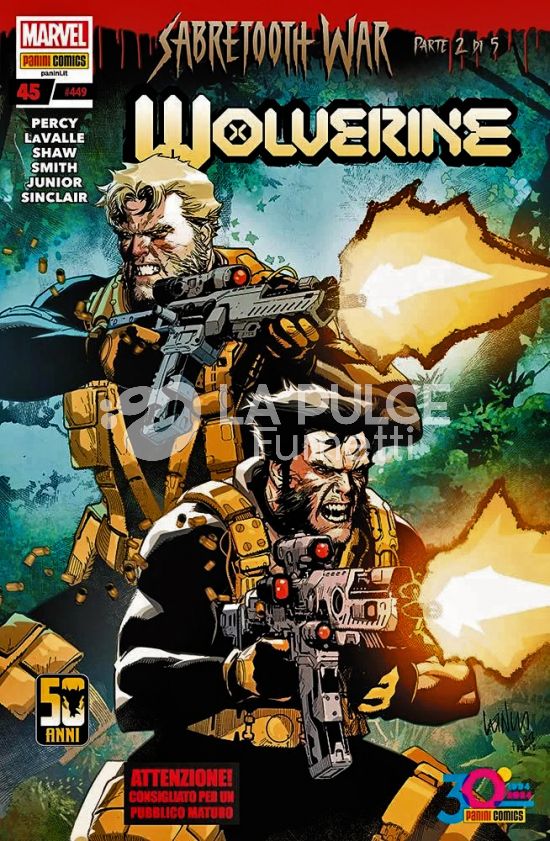 WOLVERINE # 449 - WOLVERINE 45 - SABRETOOTH WAR 2 (DI 5)