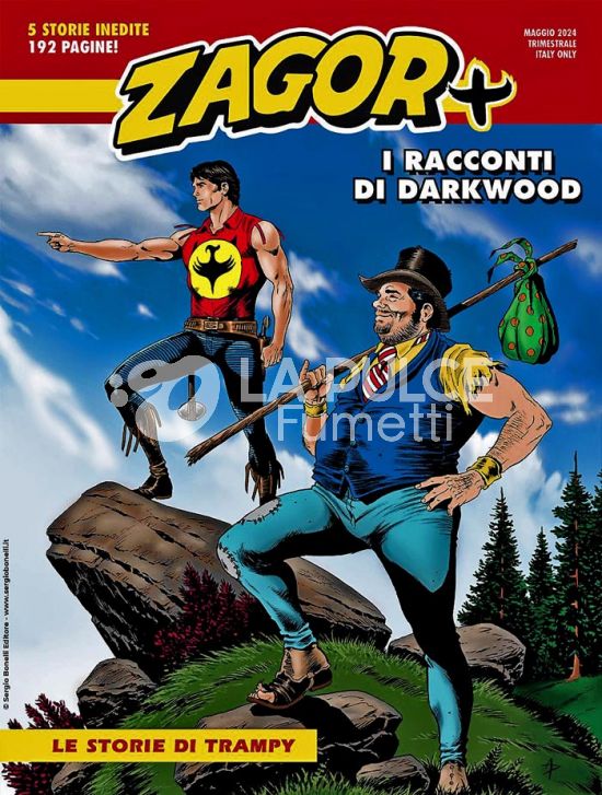 ZAGOR MAXI # 54 - ZAGOR PIÙ 13 - I RACCONTI DI DARKWOOD 11: LE STORIE DI TRAMPY