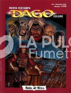 DAGO NUOVA RISTAMPA A COLORI # 6: ADDIO ALL'AFRICA