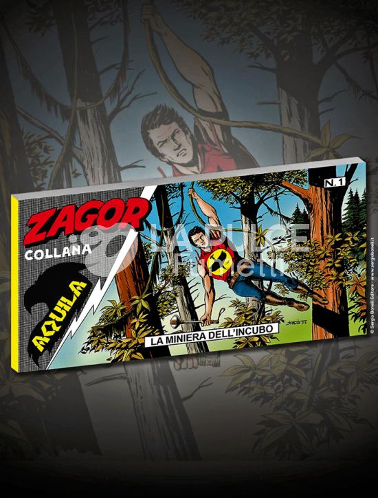 ZAGOR STRISCIA COLLANA AQUILA # 1: LA MINIERA DELL'INCUBO