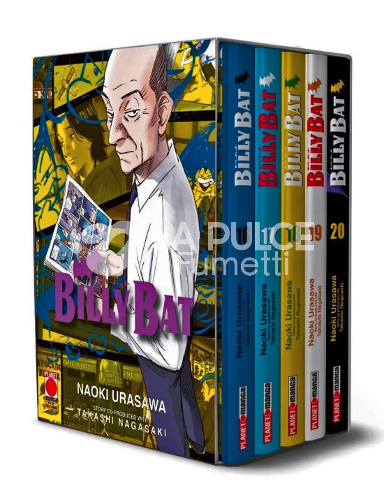 BILLY BAT - NUOVA EDIZIONE - COFANETTO # 4 - VOLUMI 16-17-18-19-20 + CARTOLINA 1A TIRATURA