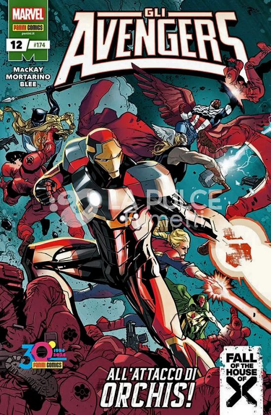 I VENDICATORI # 174 - GLI AVENGERS 12 - FALL OF THE HOUSE OF X