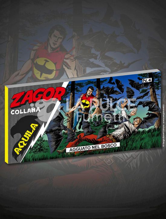 ZAGOR STRISCIA COLLANA AQUILA # 4: AGGUATO NEL BOSCO