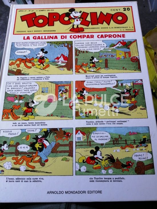 TOPOLINO : LA GALLINA DI COMPAR CAPRONE 1A EDIZIONE