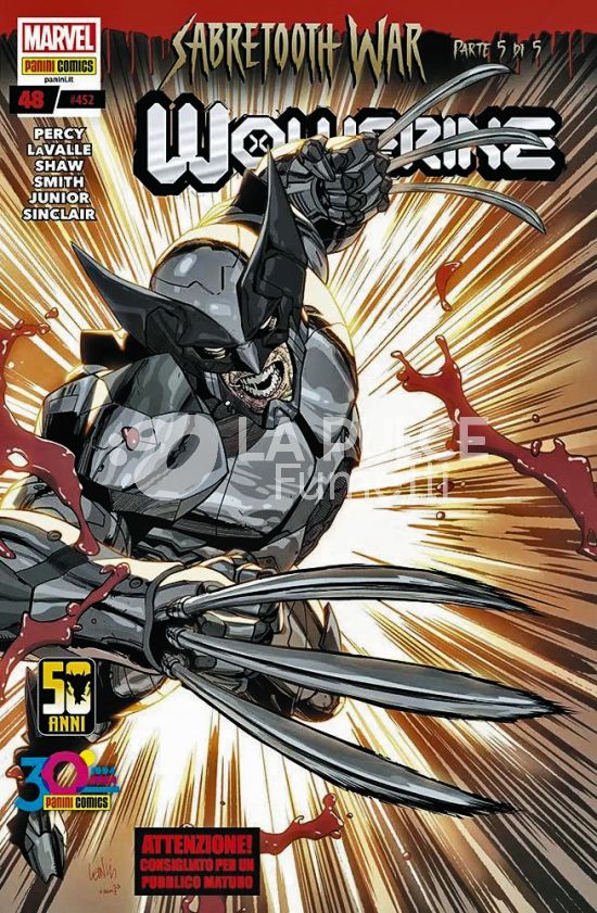 WOLVERINE # 452 - WOLVERINE 48 - SABRETOOTH WAR 5 (DI 5)