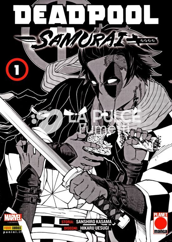 MANGA RUN - DEADPOOL SAMURAI 1/3 COMPLETA NUOVI ( N 2+3 VARIANT )