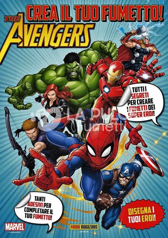 PANINI COLORS # 32 - CREA IL TUO FUMETTO! THE AVENGERS