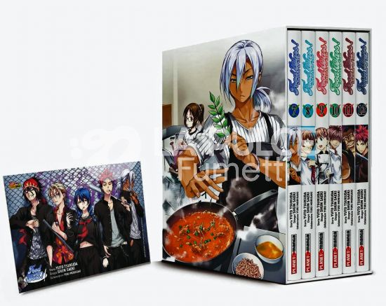 FOOD WARS - COFANETTO # 2 - VOLUMI 7-8-9-10-11-12 + CARTOLINA 1A TIRATURA