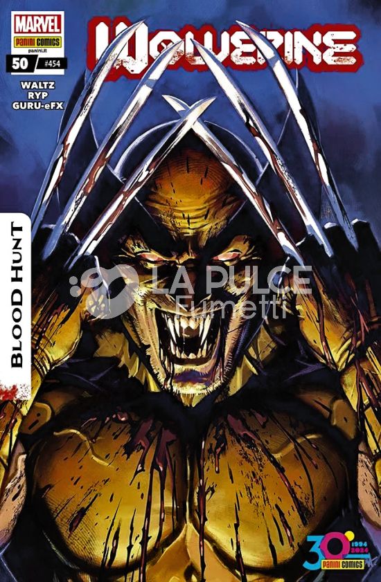 WOLVERINE # 454 - WOLVERINE 50 - BLOOD HUNT + BUSTINA ALBUM DEADPOOL