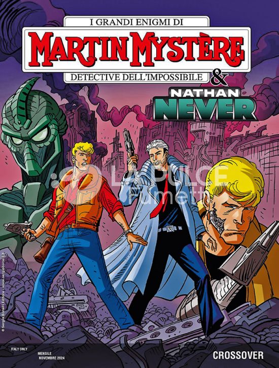 MARTIN MYSTERE ORIGINALE #   417: CROSSOVER - MARTIN MYSTERE/NATHAN NEVER 2024 1 (DI 4)