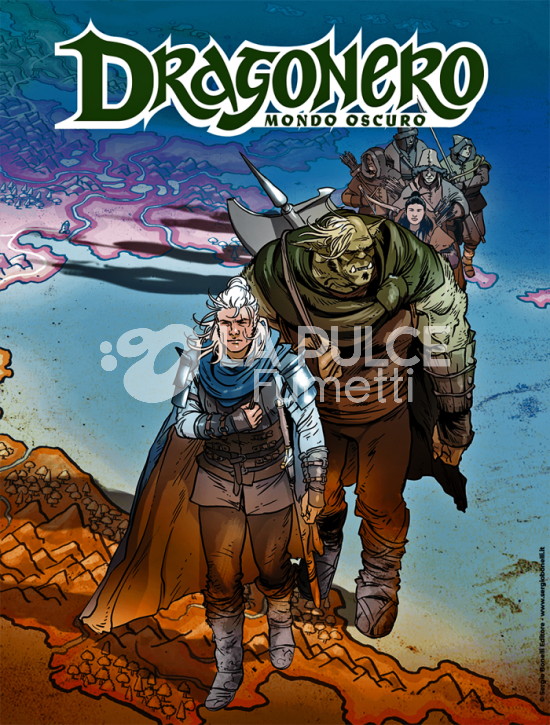 DRAGONERO #   138 - MONDO OSCURO 25 (DI 37): TERRE SCONOSCIUTE - VARIANT MATERICA