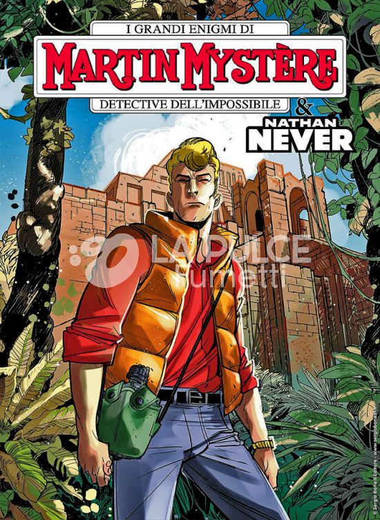 MARTIN MYSTERE ORIGINALE #   417: CROSSOVER - MARTIN MYSTERE/NATHAN NEVER 2024 1 (DI 4) - VARIANT LENTICOLARE