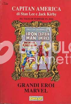 CAPOLAVORI DEI COMICS # 1 : CAPITAN AMERICA BROSSURATO