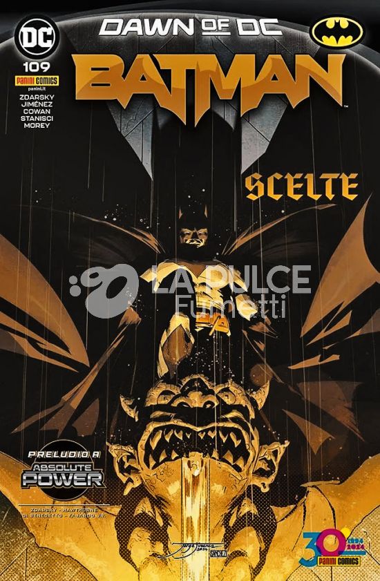 BATMAN # 109 - PRELUDIO A ABSOLUTE POWER - DAWN OF DC