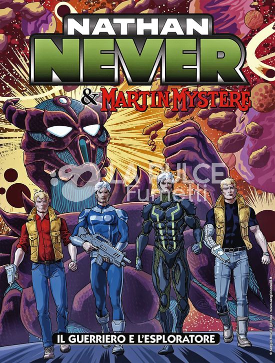 NATHAN NEVER # 404: IL GUERRIERO E L'ESPLORATORE - MARTIN MYSTERE/NATHAN NEVER 2024 4 (DI 4)