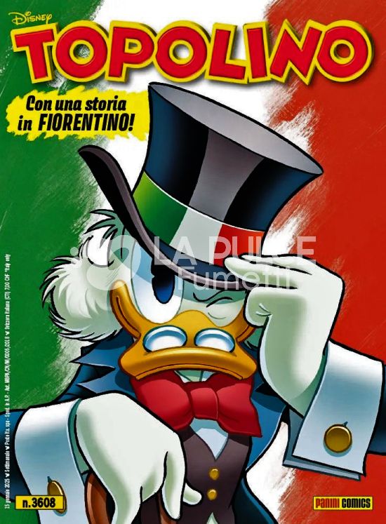 TOPOLINO LIBRETTO #  3608 - I DIALETTI - VERSIONE TOSCANA (FIORENTINO)