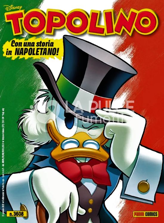 TOPOLINO LIBRETTO #  3608 - I DIALETTI - VERSIONE CAMPANIA (NAPOLETAN0)