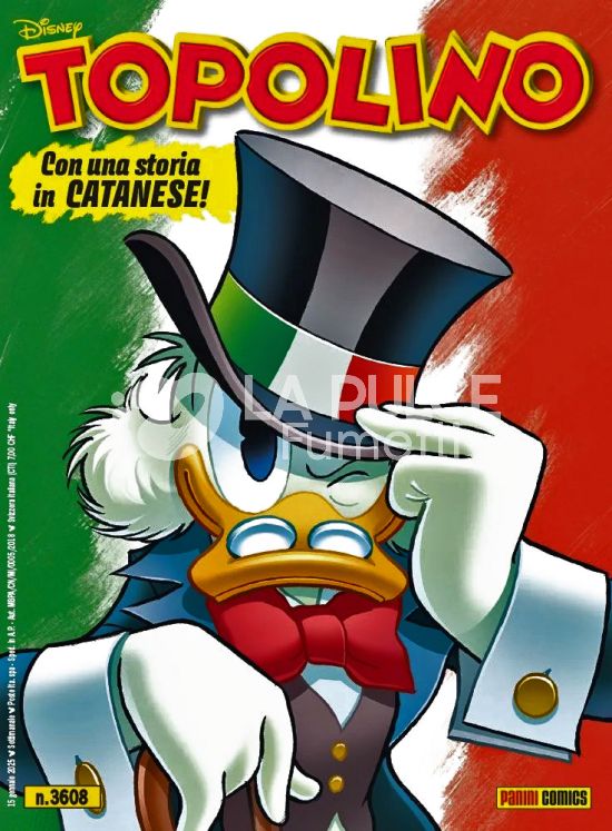 TOPOLINO LIBRETTO #  3608 - I DIALETTI - VERSIONE SICILIA (CATANESE)