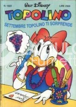 TOPOLINO LIBRETTO #  1922