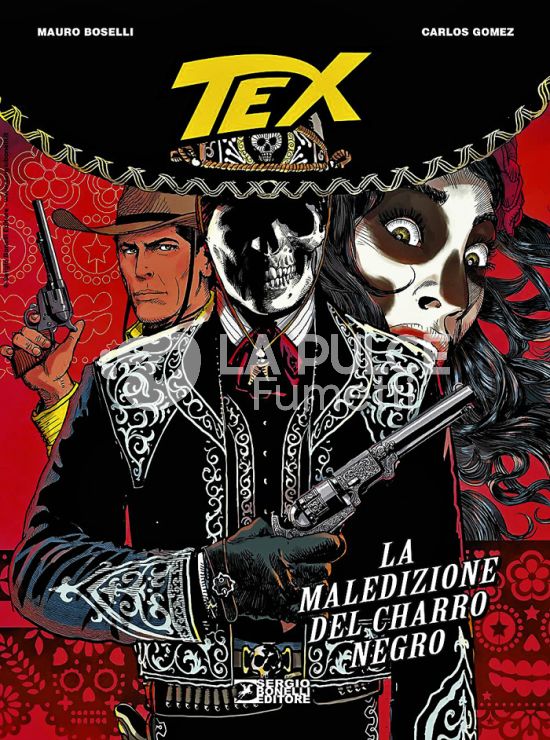 TEX STELLA D'ORO # 40 - TEX D'AUTORE ROMANZI A FUMETTI 20: LA MALEDIZIONE DEL CHARRO NEGRO