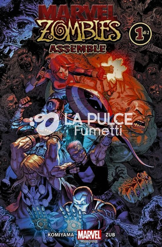 MARVEL ZOMBIES ASSEMBLE 1/2 COMPLETA NUOVI ( N 1 VARIANT )