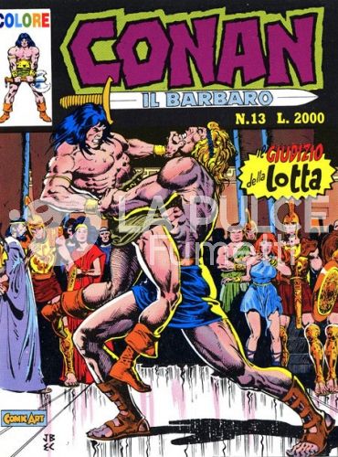 CONAN IL BARBARO COLORE #    13: IL GIUDIZIO DELLA LOTTA