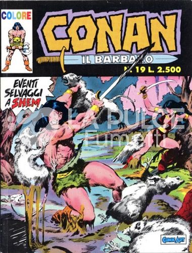 CONAN IL BARBARO COLORE #    19: EVENTI SELVAGGI A SHEM