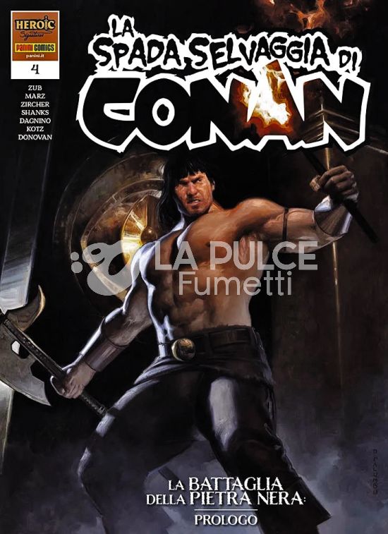 LA SPADA SELVAGGIA DI CONAN # 4 - LA BATTAGLIA DELLA PIETRA NERA PROLOGO