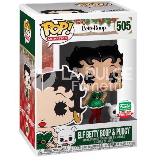 BETTY POP: ELF BETTY POOP & PUDGY - VINYL FIGURE # 505 - POP ANIMATION LIMITED EDITION