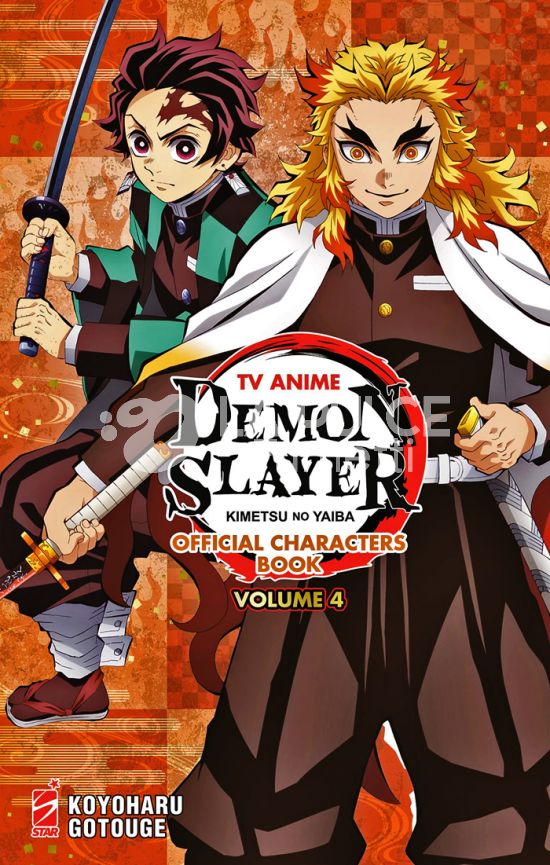ANIME # 1 - TV ANIME DEMON SLAYER: KIMETSU NO YAIBA OFFICIAL CHARACTERS BOOK 4 + STICKER E MINIPOSTER