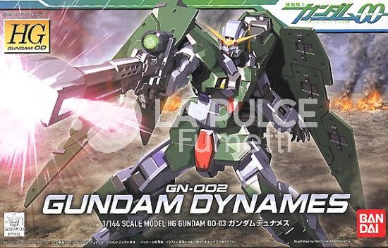 GUNDAM 00. GN-002 GUNDAM DYNAMES - MODEL KIT 1/144 HG