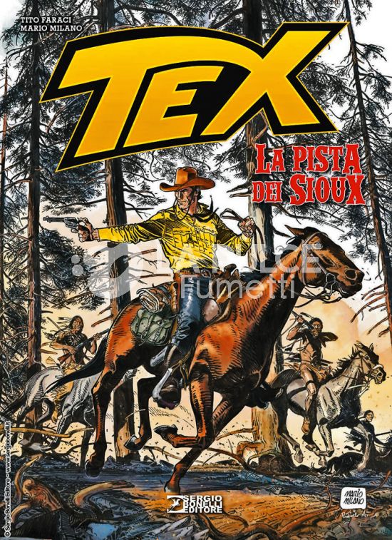 TEX: LA PISTA DEI SIOUX - CARTONATO