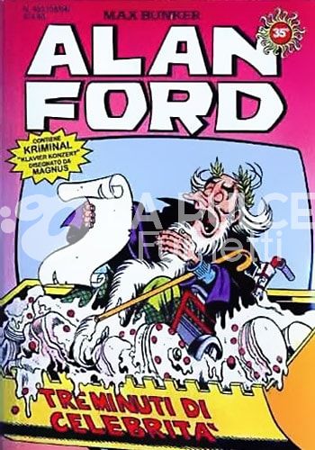 ALAN FORD ORIGINALE # 423: TRE MINUTI DI CELEBRITA'