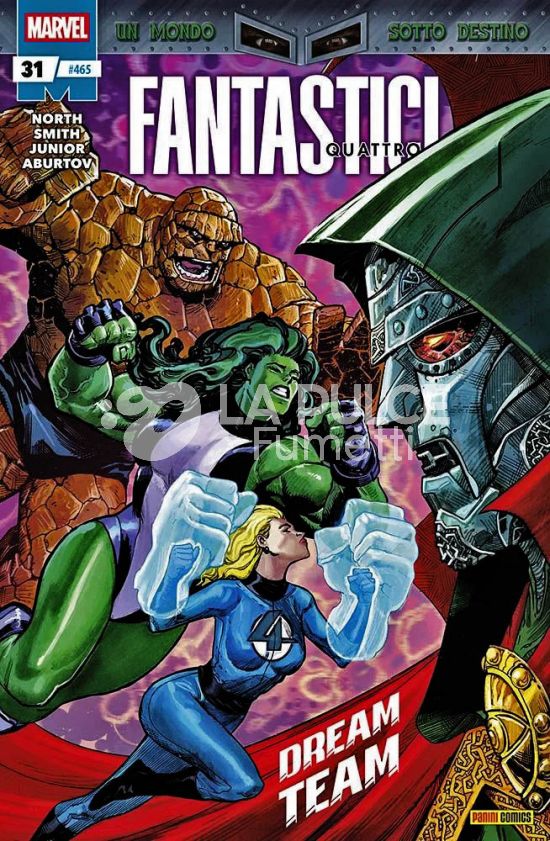 FANTASTICI QUATTRO # 465 - FANTASTICI QUATTRO 31 - UN MONDO SOTTO DESTINO