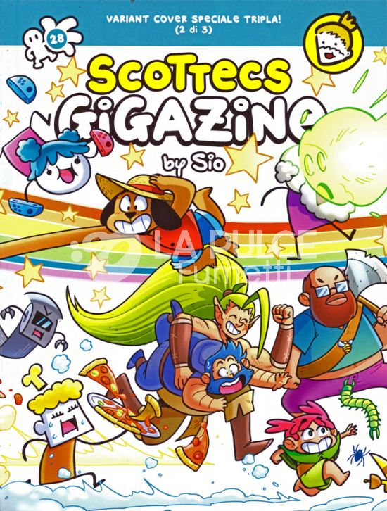 SCOTTECS GIGAZINE # 28 - VARIANT COMPONIBILE 2 (DI 3)