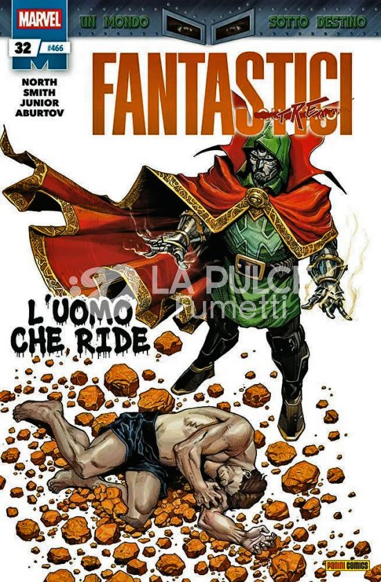 FANTASTICI QUATTRO # 466 - FANTASTICI QUATTRO 32 - UN MONDO SOTTO DESTINO + PACCHETTO FIGURINE E CARTOLINA