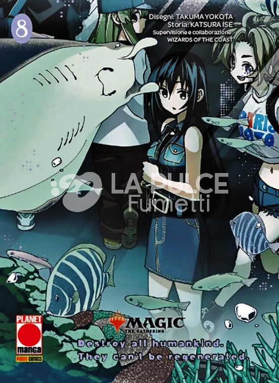 MAGIC THE GATHERING - DESTROY ALL HUMANKIND. THEY CAN'T BE REGENERATED. # 8 + LA CARTA BONE SHREDDER