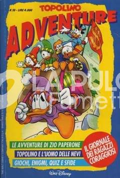 TOPOLINO ADVENTURE #    10