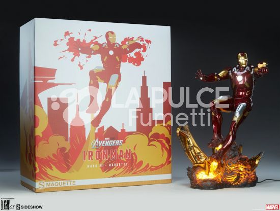 MARVEL AVENGERS - IRON MAN MARK VII (MK 7) MAQUETTE 22 INCH FIGURE (TIRATURA: 3000 PEZZI)